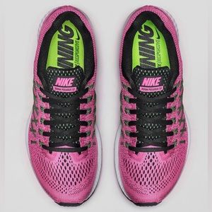 Nike Air Zoom Pegasus 32 Womens Running Sneakers Pink Black Shoes 749344-600 10
